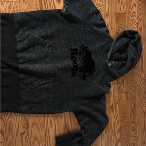 Roots Black Hoodie Logo